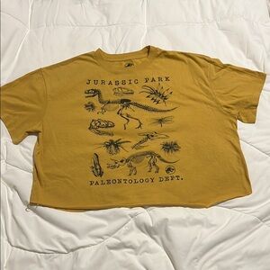 Jurassic Park Paleontology Dept. T-Shirt - Yellow